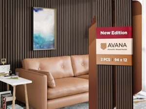 Avana Dark Walnut Acoustic Wall Panels