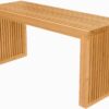 Bamboo Dining Bench for Indoor and Outdoor