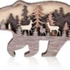 Rustic Forest Animal Wooden Wall Decor