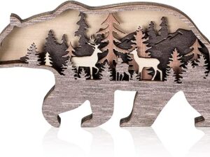 Rustic Forest Animal Wooden Wall Decor